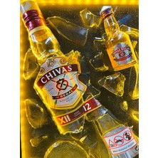 Design Shops Epoksi Tablo LED Işıklı (Chivas) Şık Tasarım