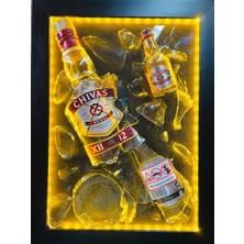 Design Shops Epoksi Tablo LED Işıklı (Chivas) Şık Tasarım