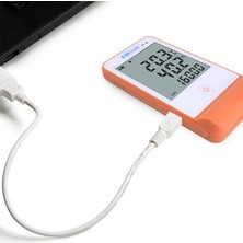 Sevgift Elitech Gsp-6 Çift Kablolu Sıcaklık ve Nem Veri Kaydedici Datalogger