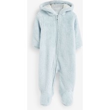 Next Baby Pamuklu Açık Mavi Bebek Astronot Tulum