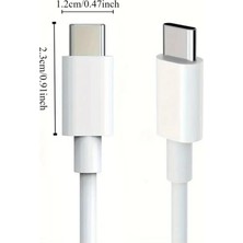 Bibi Tek Type C Type-C Pd 60W  Hızlı Şarj ve Data Kablosu 1 Metre