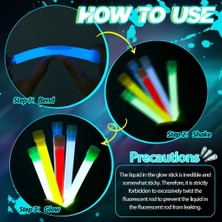 Nessi World Nessiworld Karanlıkta Yanan Asılabilir Ip Aparatlı Glow Stick Kolye Glow Stick Lamba 6 Adet 6 Renk 15  cm