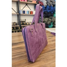 Dora Büyük Laptop Çantası Kahverengi