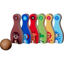 Zaar Kids Ahşap Bowling Seti