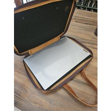 Dora Büyük Laptop Çantası Kahverengi