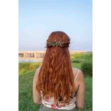 Handmade Yeşil Renk Gelin Tokası, Yeşil Tarak Toka, Nişan Nikah Söz Isteme Kına, Gelin Tokası