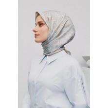 2025  Ilkbahar - Yaz - Dj Saf Ipek Eşarp 9304D01 ( SURA)-9304