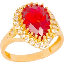 Cigold Taşlı Yüzük 14 Ayar Altın 2.92 gr OA-K21301029076