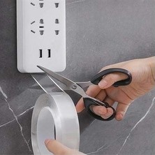 Ozcmax Ultra Güçlü Çift Taraflı 2 mt x 3 cm Çift Taraflı Nano Bant