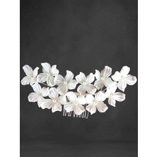 Handmade Çiçekli Gelin Tokası, El Yapımı Toka, Gelin Tolası