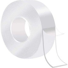Ozcmax Ultra Güçlü Çift Taraflı 2 mt x 3 cm Çift Taraflı Nano Bant