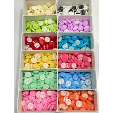 Karan Tuhafiye Bebek Düğmesi / Kedili Model / 10 Adet