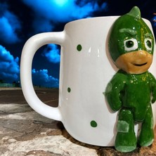 Boni Bon Collection Design 3D Kabartma El Emeği Göz Nuru Pijamaskeliler Pjmasks  Seramik Kupa Bardak 400 Ml Hediye Paketi Yapılır