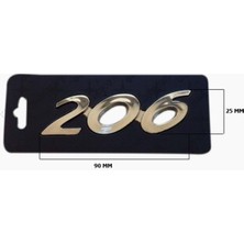 Yazı Peugeot 206 ''206''