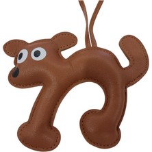 Sibelya Aksesuar Deri Sevimli Köpek Çanta Charmı