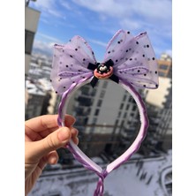 Ayliz Kostüm Evi Kuromi Uzun Örgü Saçlı Taç Kuromi Taç Çoçuk Taç