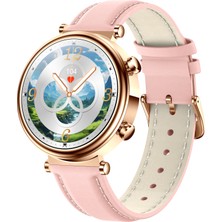 ZeitWatch X3 Kadın Gold Pembe 40 mm Akıllı Saat,Spor,Nabız,Uyku,Şeker,periyot,Tansiyon Takibi.AppStore ve GooglePlayStore ZeitWatch özel uygulaması.Uzun pil ömrü.
