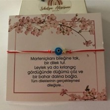 Sibelya Aksesuar Marteniçka Şans Bilekliği '' Nazar Boncuğu '' Figürlü