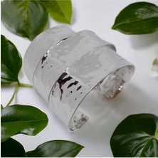 Sibelya Aksesuar Marka Tasarım Gümüş Kaplama Sarmal Bileklik