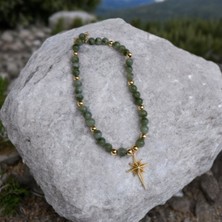 Sibelya Aksesuar Doğaltaşlı Kuzey Yıldızı Kolye