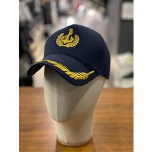 Hamze Gemici Denizci Çapa Nakışlı Unisex Cap Şapka