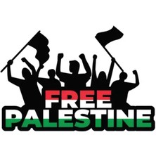 Özgürlük Filistin Araba Etiket 19 cm Free Palestine Car Decal