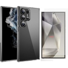 Vendas Samsung Galaxy S24 Ultra Kılıf Sararma Yapmayan Vendas Droga Kapak + Nano Ekran Koruyucu
