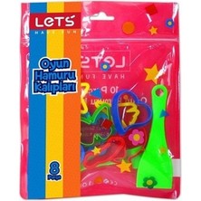 Lets Oyun Hamuru Kalıbı 8 Parça L8411 - 2 Paket