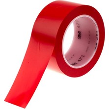 3M 471  Vinil Yer İşaretleme Bandı Kırmızı  50 mmX33M