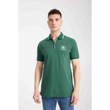 Lacoste Graphıcs Fermuar Yaka Regular Fit Nefti