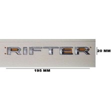 Bagaj Yazı Peugeot Rıfter ''rıfter''