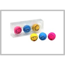 Mikro Gülen Yüz Silgi 3 Lü - 3 Set