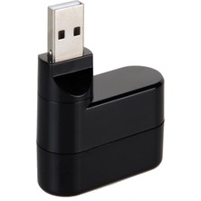 3 Bağlantı Noktalı 90/180 Derece Dönebilir Usb 2.0 Çoklayıcı Hub Taşınılabilir Bilgisayarlar Için