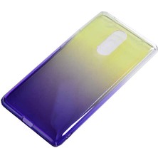 Vardar Aksesuar Lenovo K6 Note Kılıf Parlak Sert  Renkli Transparan Kapak