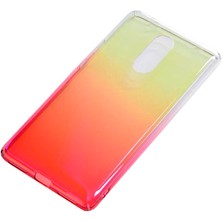 Vardar Aksesuar Lenovo K6 Note Kılıf Parlak Sert  Renkli Transparan Kapak