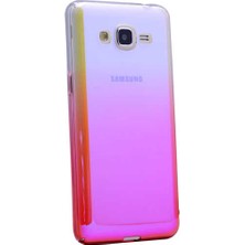 Vardar Aksesuar Galaxy J2 Prime Kılıf Parlak Sert  Renkli Transparan Kapak