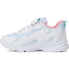 Ayakkabı Fuarı Elit ASMAX513 Filet Kız Çocuk Klasik Sneaker Beyaz - Yeşil