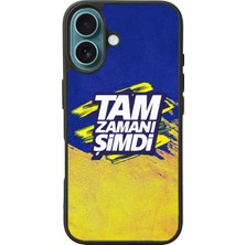 Apple iPhone 16 Plus Siyah Baskılı A++ Kalite Koruma  Silikon Kılıf A++