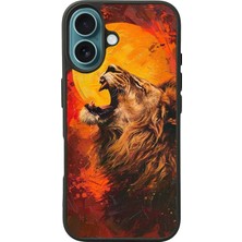 Apple iPhone 16 Plus Siyah Baskılı A++ Kalite Koruma  Silikon Kılıf A++