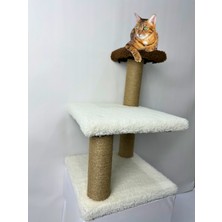 Peluş Dokulu Yavru Kedi Için 46 cm Kedi Tırmalama Tahtası Soft Sevilen Renkler