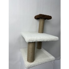 Peluş Dokulu Yavru Kedi Için 46 cm Kedi Tırmalama Tahtası Soft Sevilen Renkler