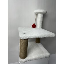 Peluş Dokulu Yavru Kedi Için 46 cm Kedi Tırmalama Tahtası Soft Sevilen Renkler