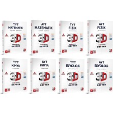 3D Yayınları   2024 Tyt Ayt Matematik  /  Fizik  /  Kimya  /  Biyoloji Video Destekli Defteri Seti 8 Kitap