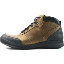 Komcero 4466 Hakiki Deri Olive Casual Erkek Bot