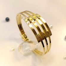 Altın Ofisi Kaburga Kelepçe Bilezik 14  AyarAltın Hd Videolu