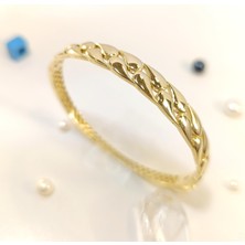 Altın Ofisi PR Damlası Kelepçe Bilezik 14 Ayar Altın HD VİDEOLU