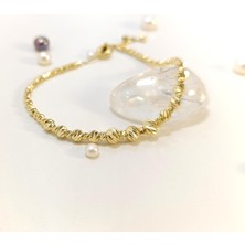 Altın Ofisi Dorika Toplu Asansör Kilitli Zincir Bileklik Künye 14  AyarAltın Hd Videolu