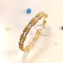 Dorika Toplu Kelepçe Bilezik 14 Ayar Altın Hd Videolu