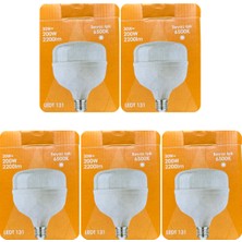 Osaka (5 Adet) 30W (200W) 6500K (Beyaz Işık) E27 Duylu (Kalın Duy) Torch LED Ampul (Yeni Model)