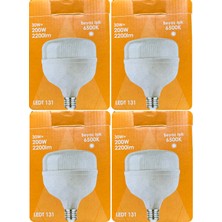 Osaka (4 Adet) 30W (200W) 6500K (Beyaz Işık) E27 Duylu (Kalın Duy) Torch LED Ampul (Yeni Model)